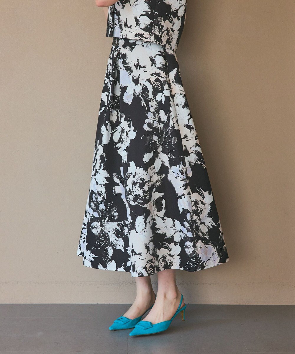 GRACE CONTINENTAL ボタニカルセパレートドレス 