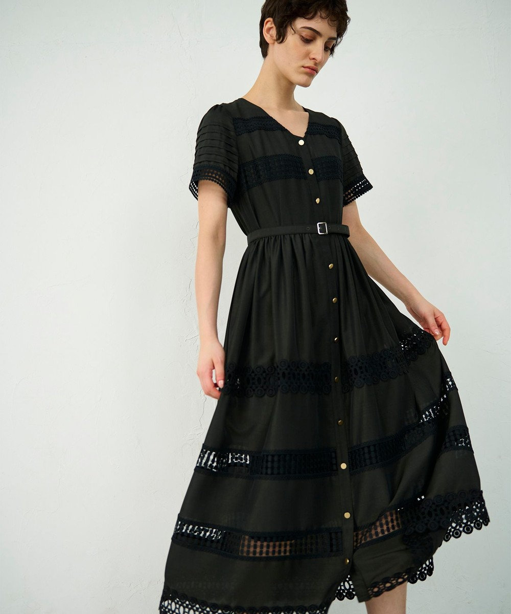 レース切替フレアワンピース / GRACE CONTINENTAL | GRACE CONTINENTAL レース切替フレアワンピース / GRACE CONTINENTAL | GRACE CONTINENTAL