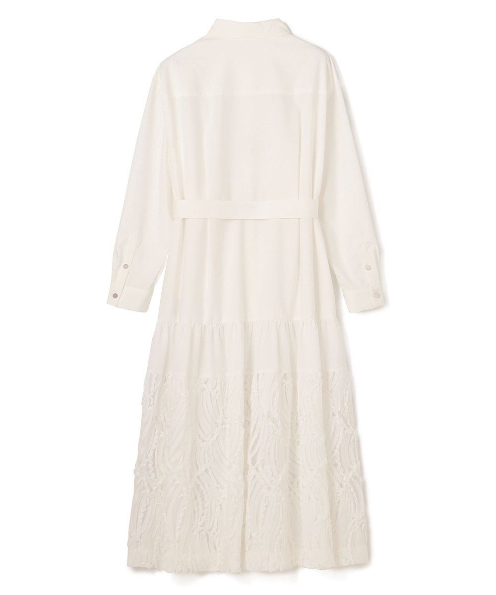 GRACE CONTINENTAL 刺繍ヘムシャツワンピース