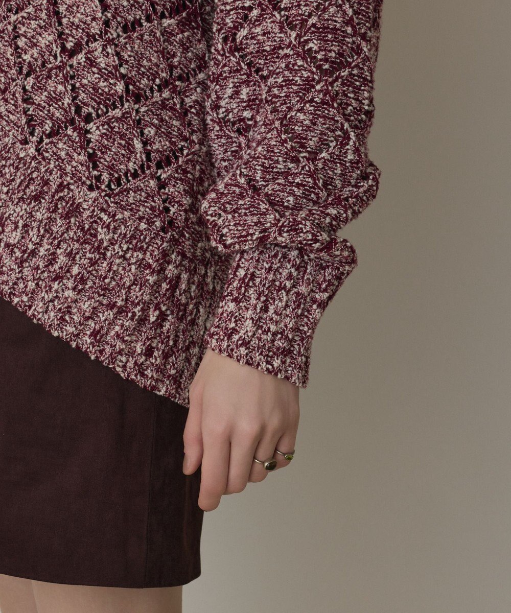 GRACE CONTINENTAL オーバーニットカーディガン 