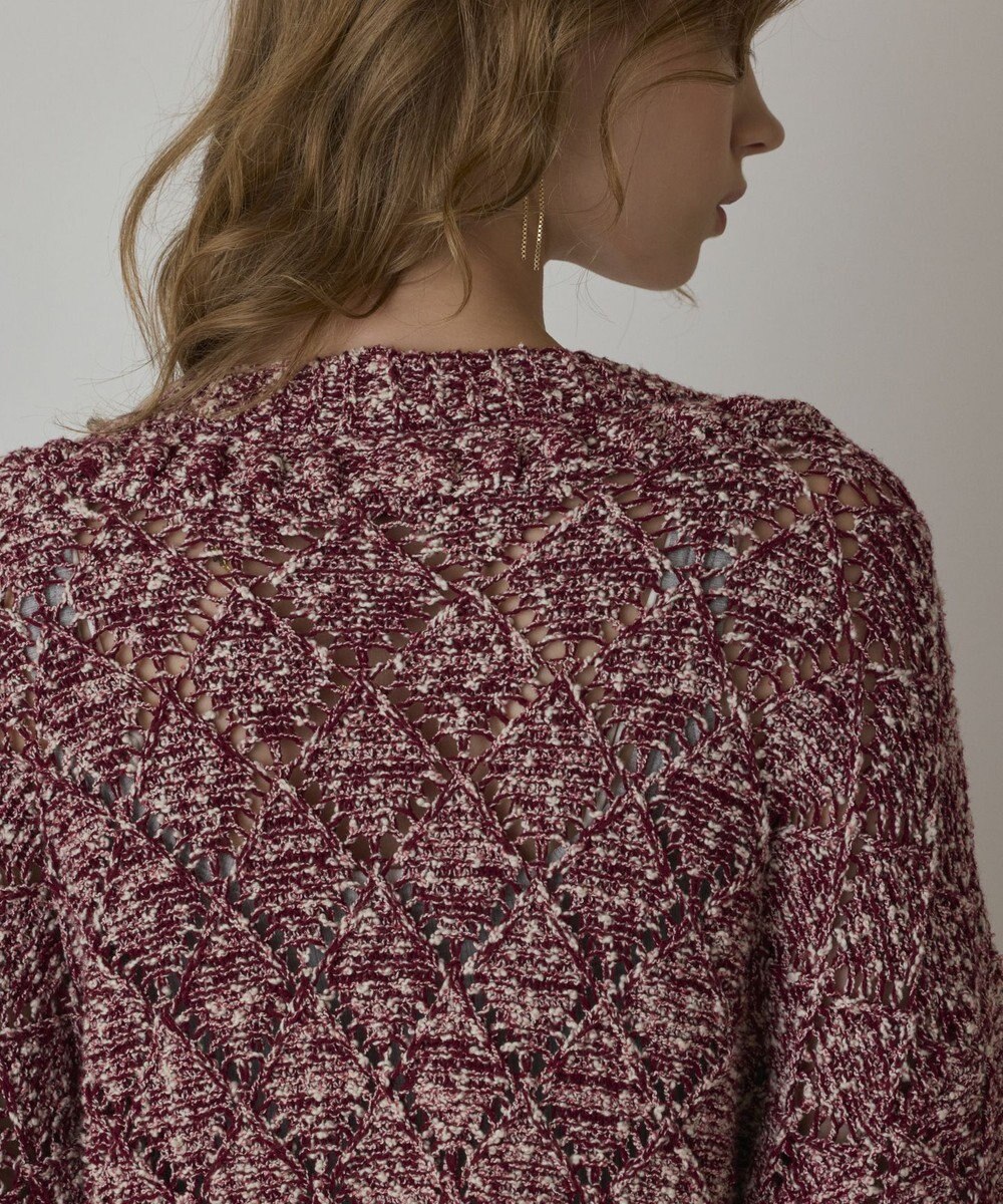 GRACE CONTINENTAL オーバーニットカーディガン 