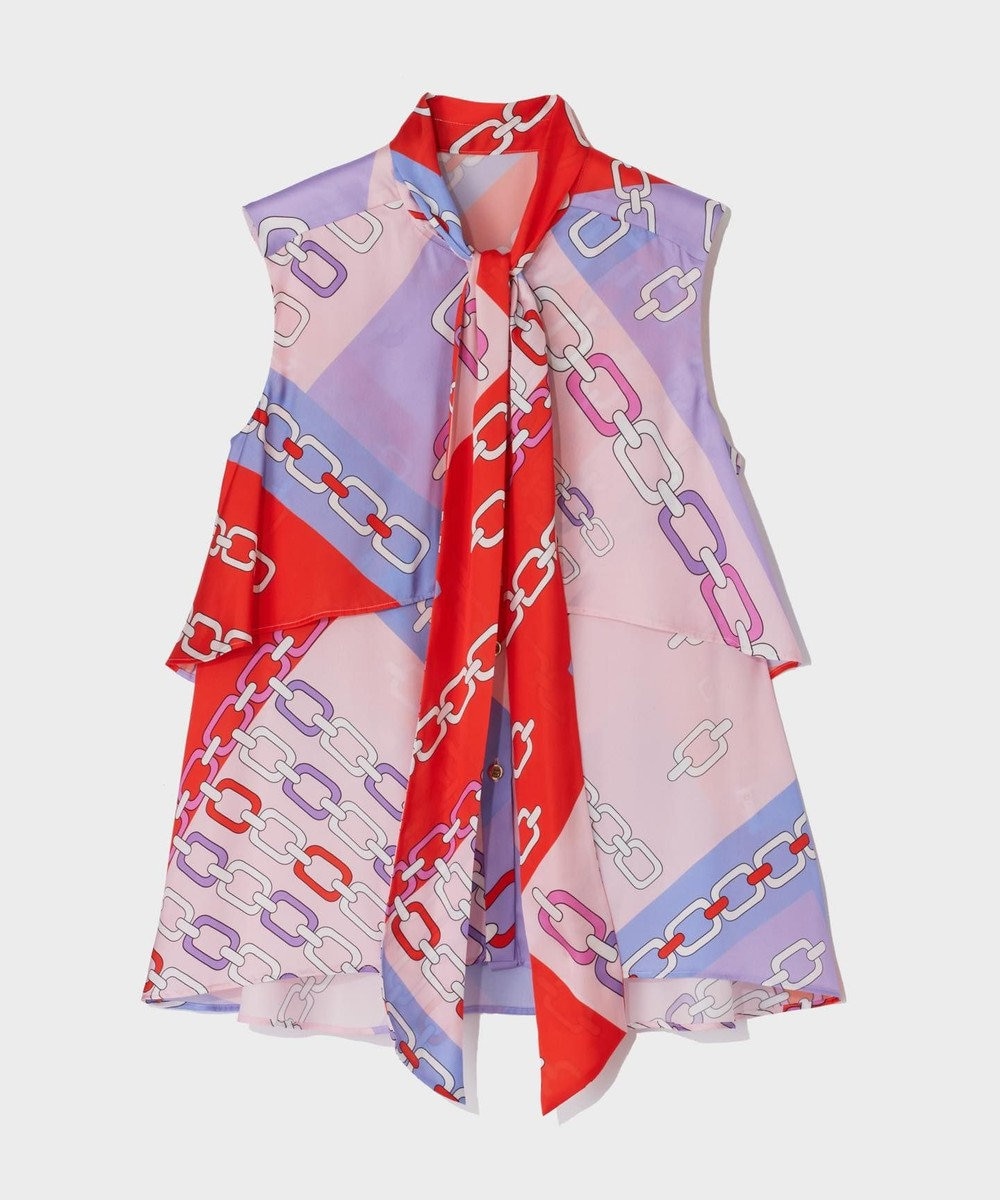 GRACE CONTINENTAL チェーンレイヤードノースリーブ