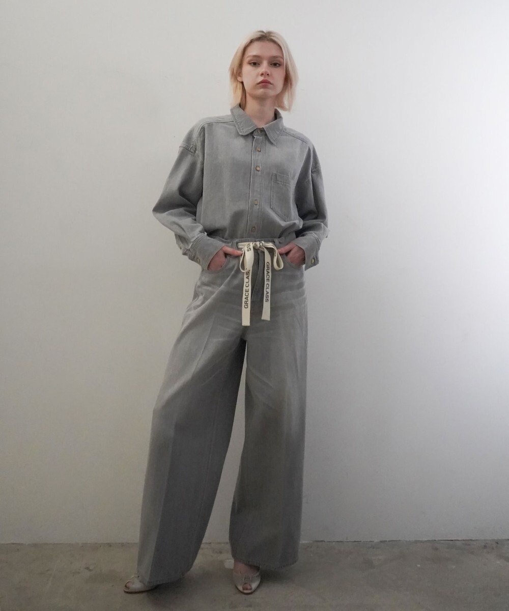 GRACE CONTINENTAL 10ozムラ糸デニムパンツ 