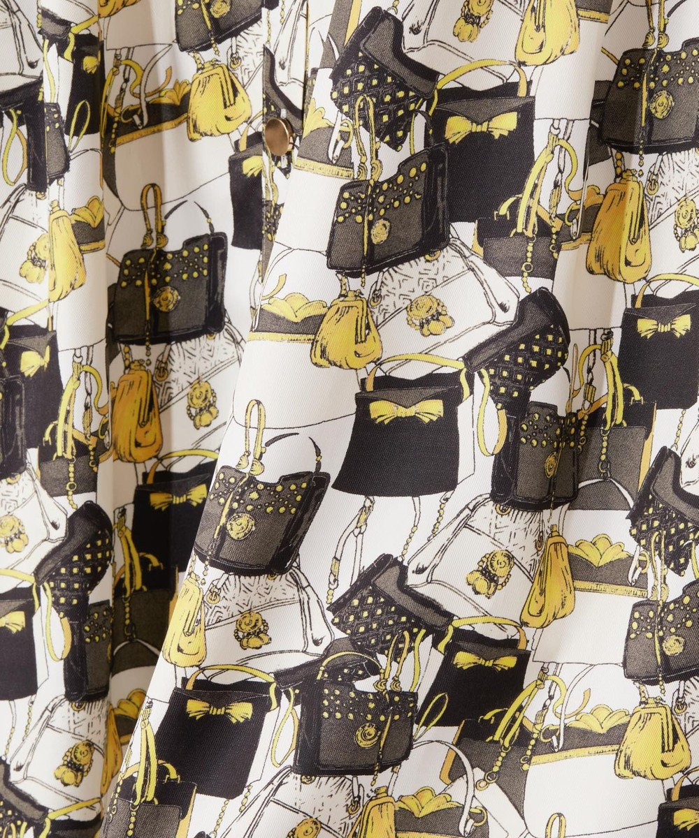 GRACE CONTINENTAL バッグモチーフプリーツスカート