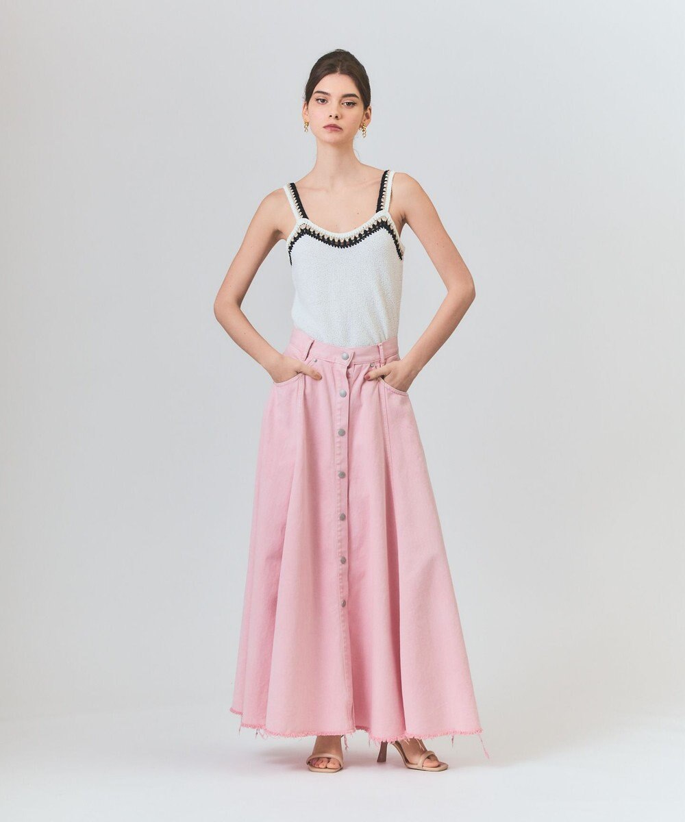 GRACE CONTINENTAL ツイーディーニットキャミ