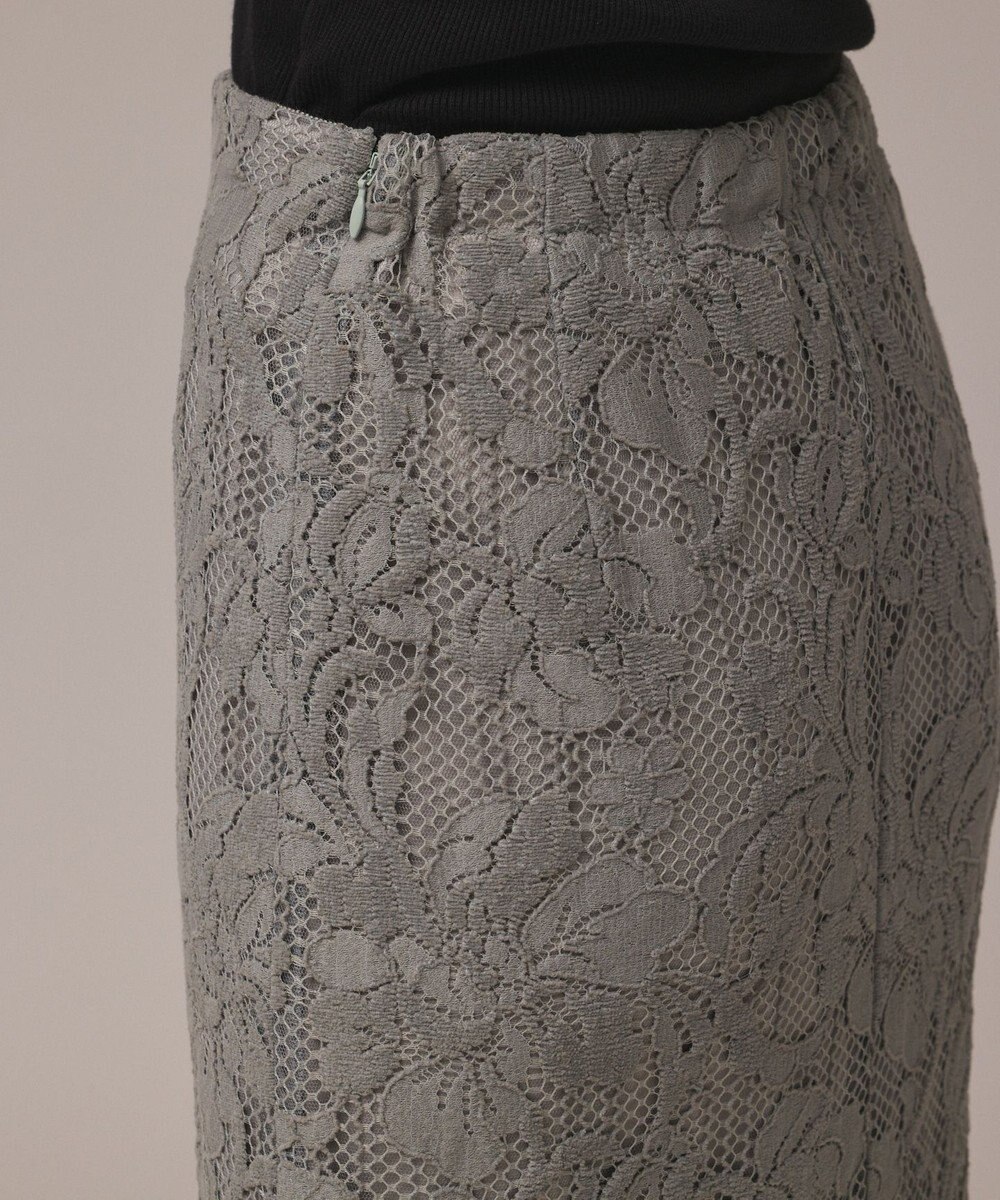 GRACE CONTINENTAL フロッキーレーススカート 