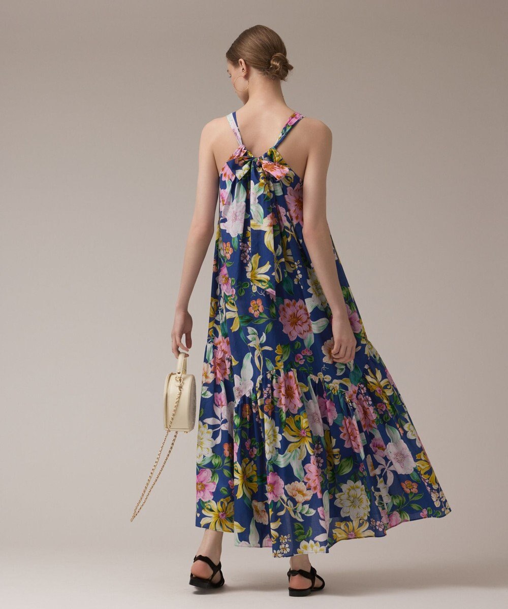 GRACE CONTINENTAL フラワープリントキャミドレス 