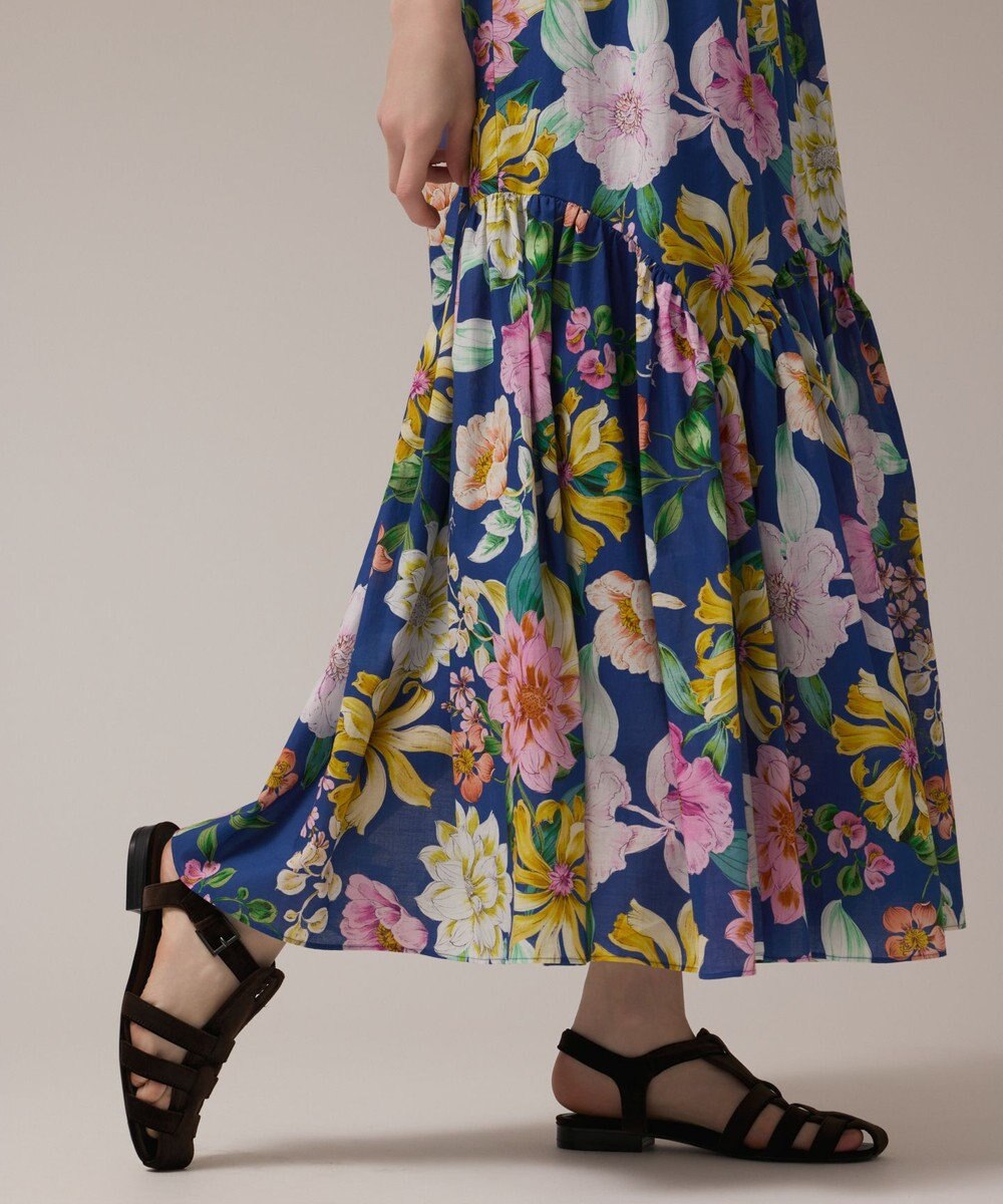 GRACE CONTINENTAL フラワープリントキャミドレス 