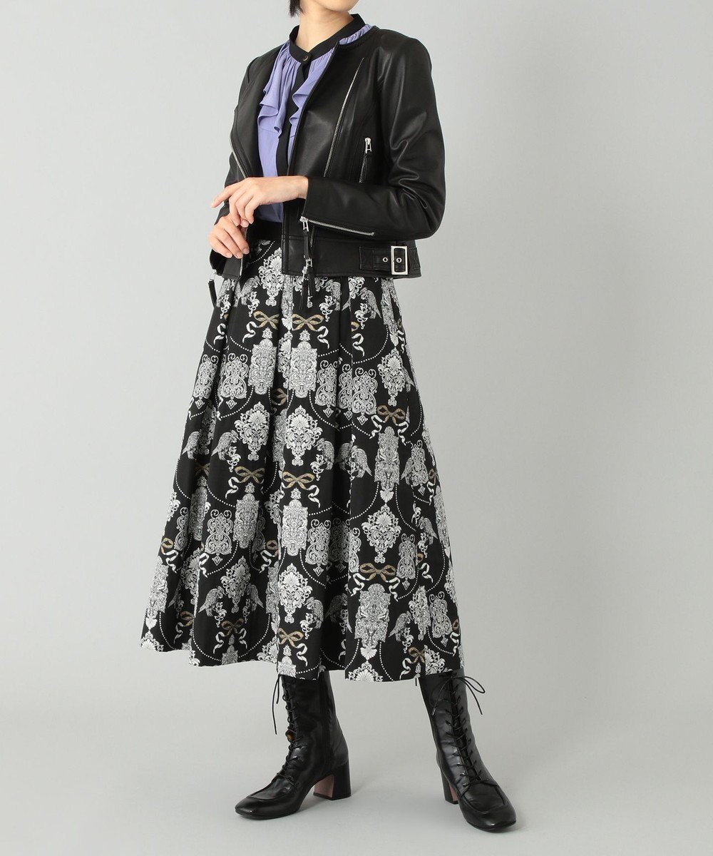 GRACE CONTINENTAL レースアップライダースジャケット 