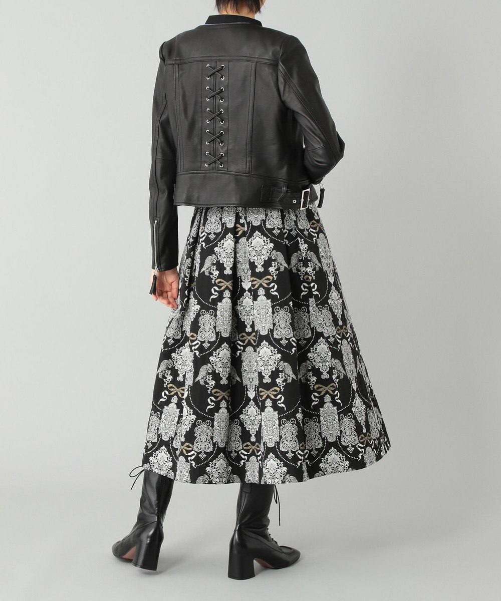 GRACE CONTINENTAL レースアップライダースジャケット 