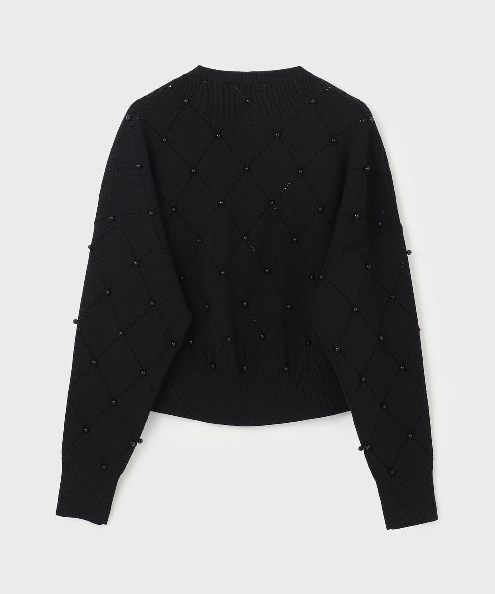 GRACE CONTINENTAL パールニットブルゾン