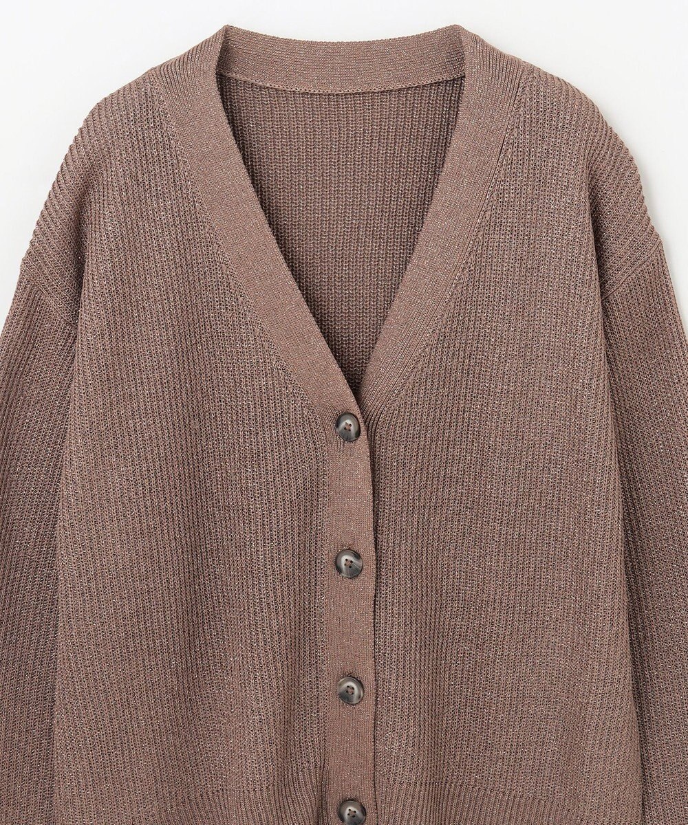 GRACE CONTINENTAL ラメニットカーディガン 