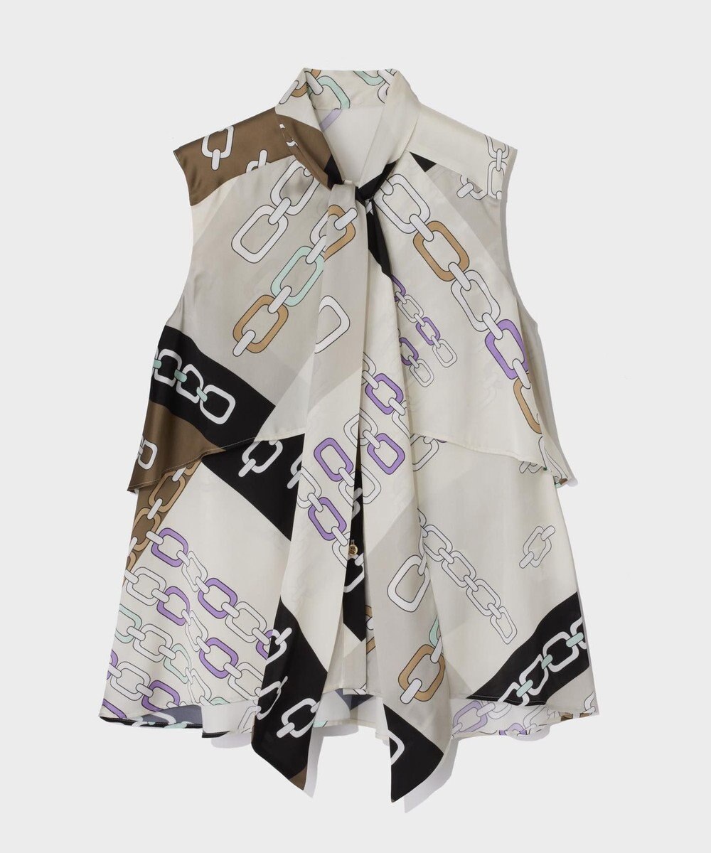 GRACE CONTINENTAL チェーンレイヤードノースリーブ 