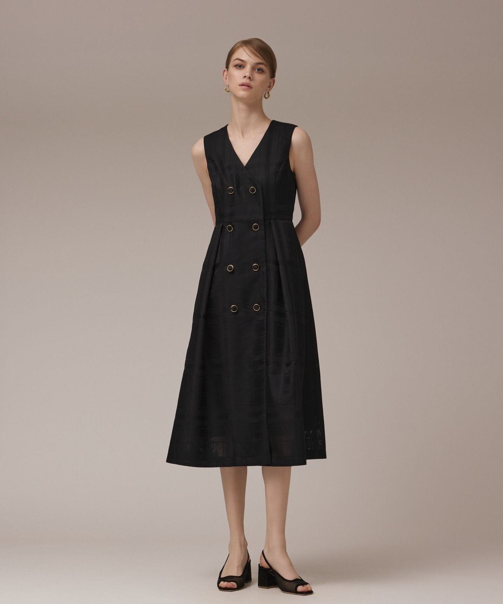 GRACE CONTINENTAL シャドーチェックワンピース 