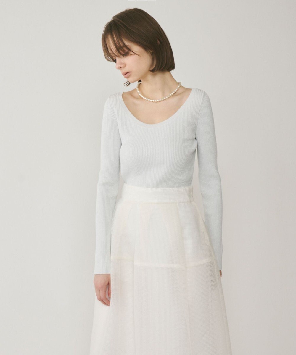 GRACE CONTINENTAL ハイゲージラメニットトップ