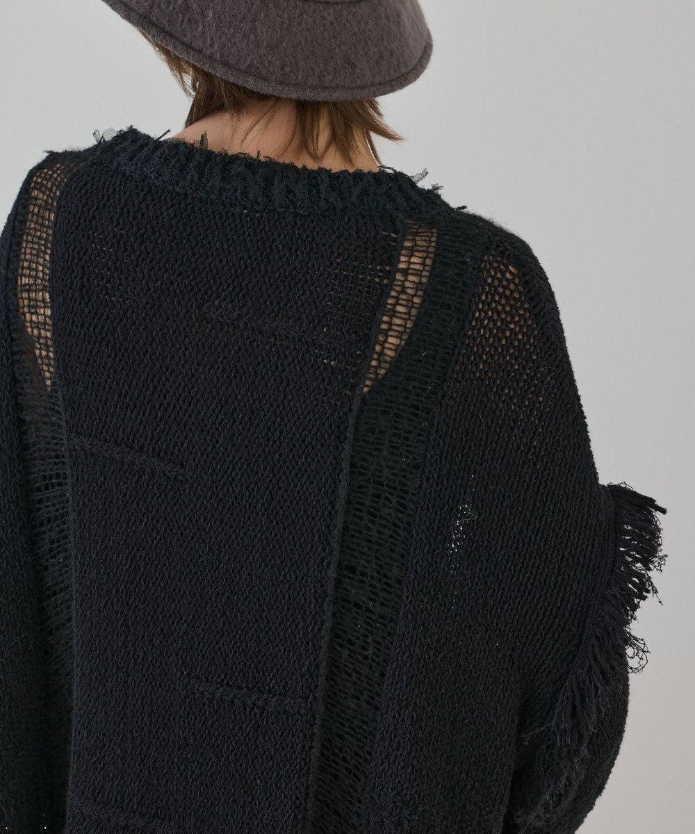 GRACE CONTINENTAL ルーズオーバーニットトップ 