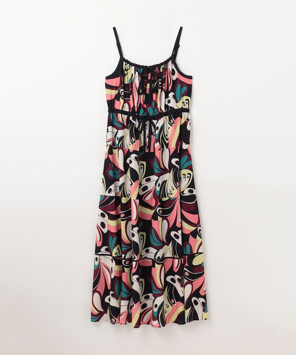 GRACE CONTINENTAL キカバードプリントワンピース