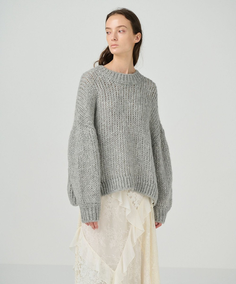 GRACE CONTINENTAL オーバールーズニットトップ