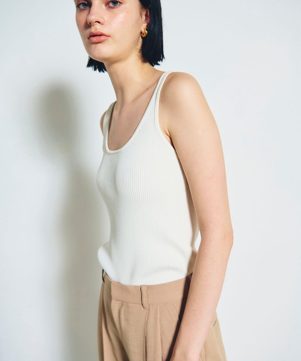 GRACE CONTINENTAL デコルテニットタンク