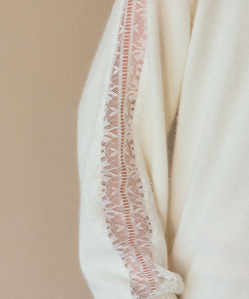 GRACE CONTINENTAL レーススリーブトップ 