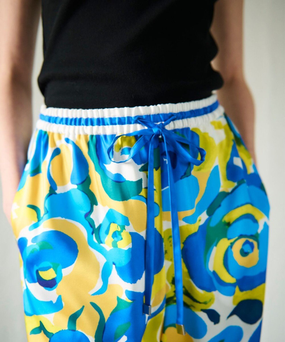 GRACE CONTINENTAL ペイントカラーワイドパンツ