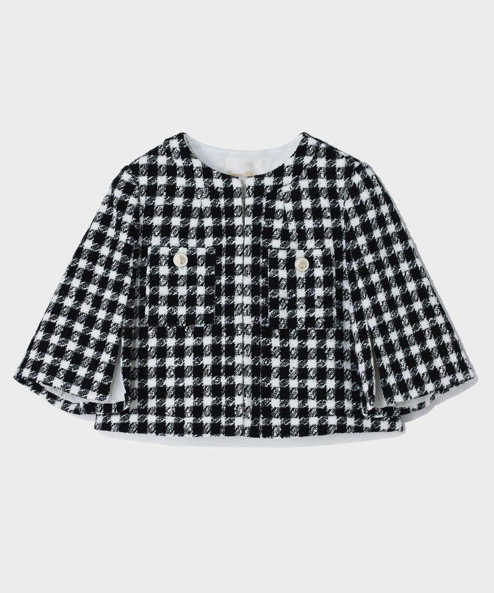 GRACE CONTINENTAL チェックツイードショートジャケット 