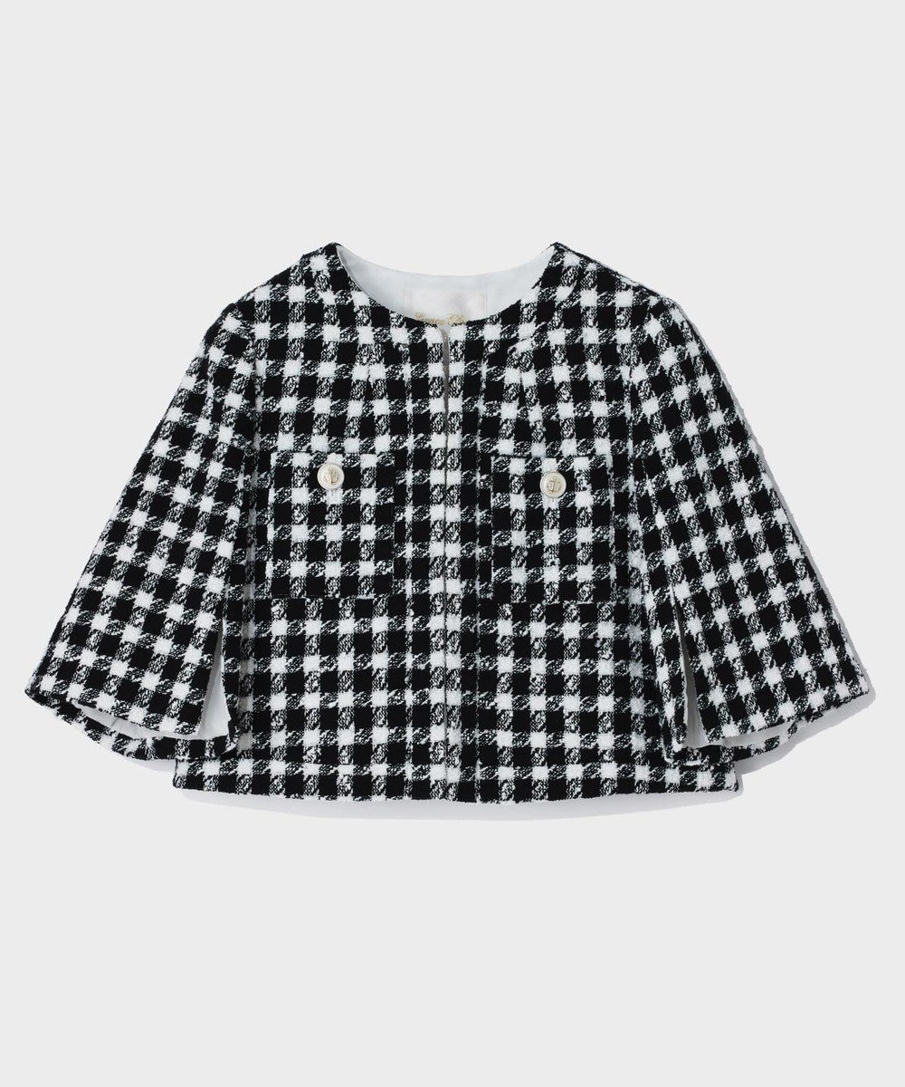 GRACE CONTINENTAL チェックツイードショートジャケット