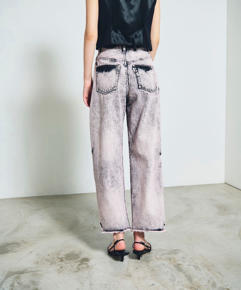 GRACE CONTINENTAL タイダイコクーンデニムパンツ 