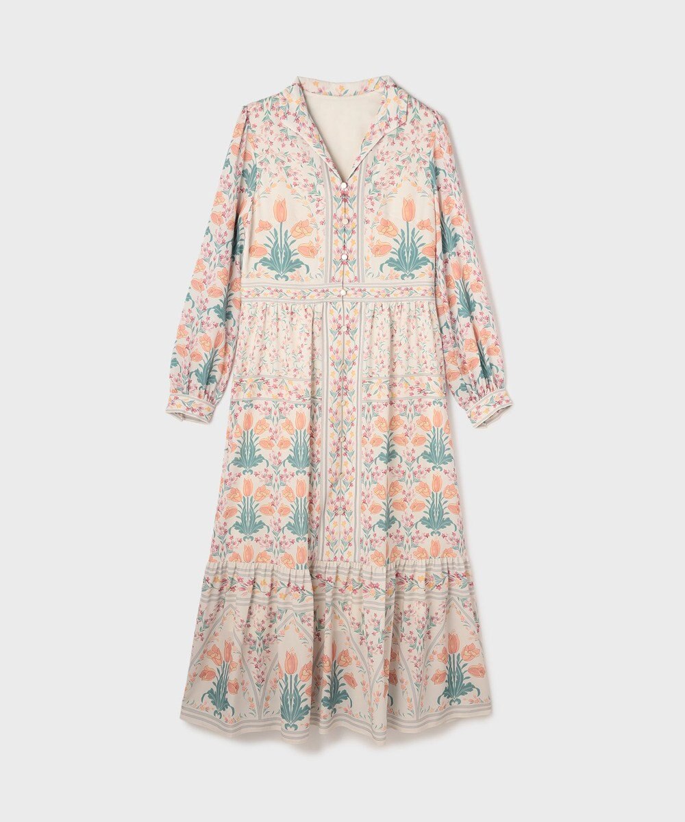 GRACE CONTINENTAL フラワーパターンプリントワンピース 