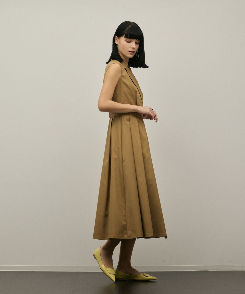 GRACE CONTINENTAL カシュクールタックフレアワンピース 