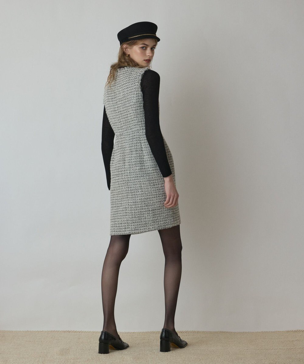GRACE CONTINENTAL ツイードタイトワンピース 