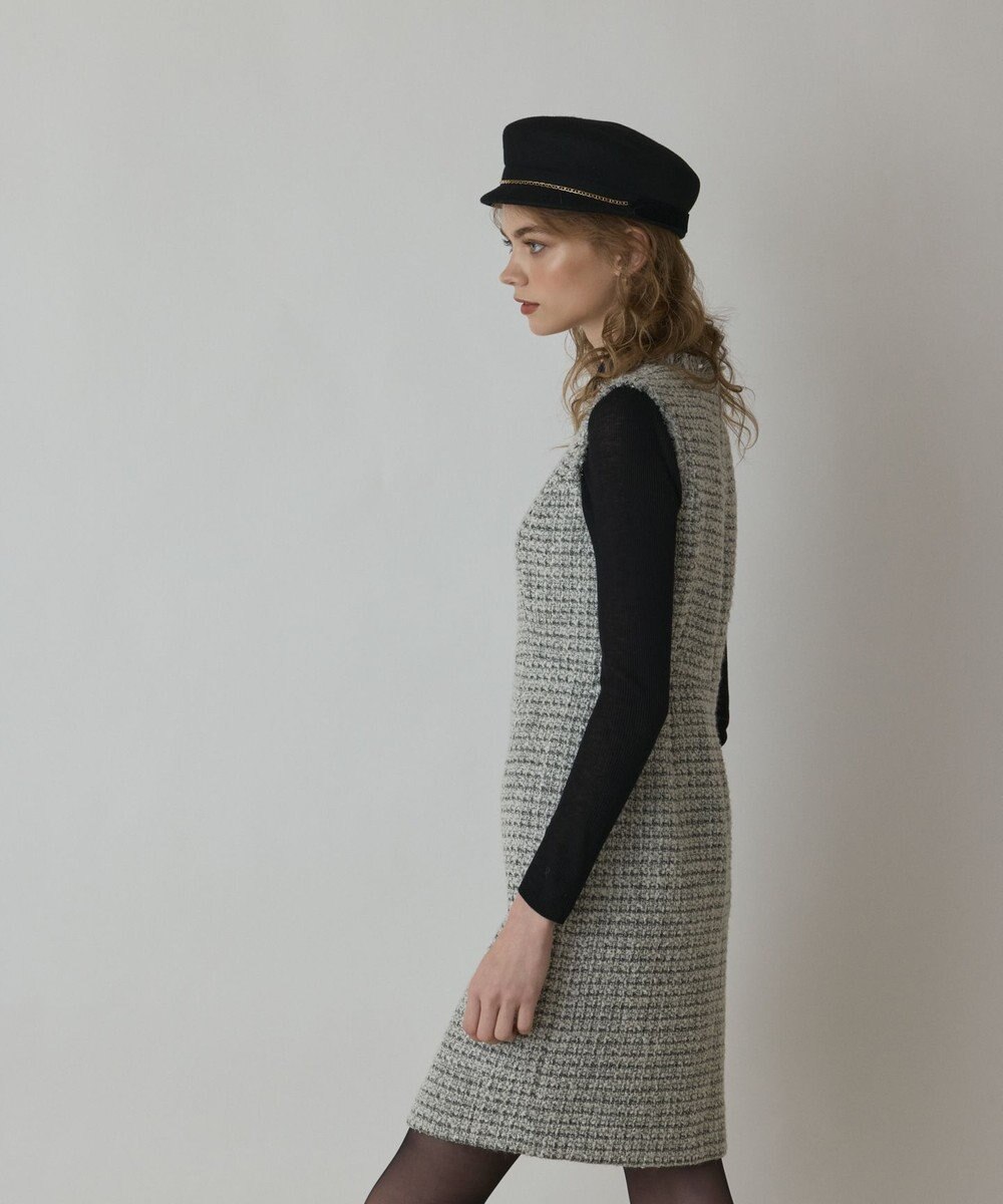 GRACE CONTINENTAL ツイードタイトワンピース 