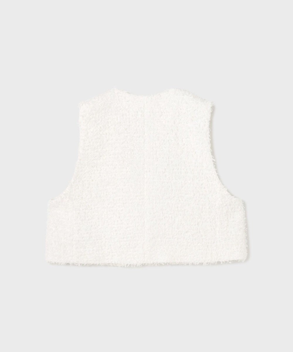 GRACE CONTINENTAL ツイードショートジレジャケット 