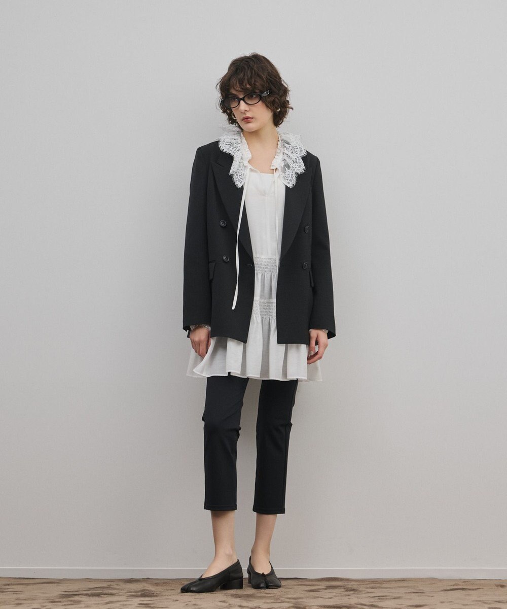 GRACE CONTINENTAL ピークドダブルジャケット 