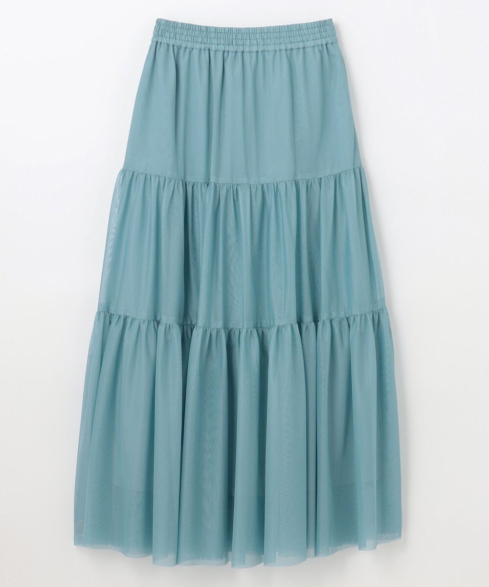GRACE CONTINENTAL チュールティアードスカート