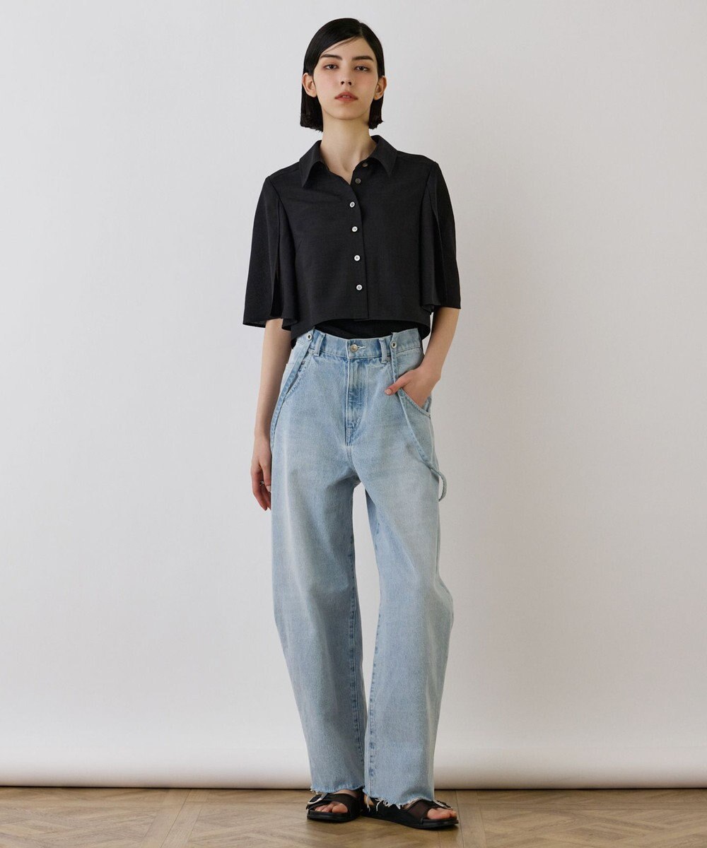 GRACE CONTINENTAL フレアスリーブシャツ