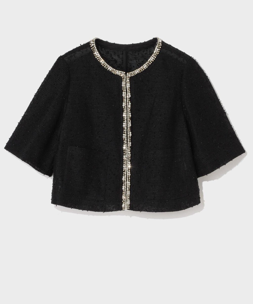 GRACE CONTINENTAL メッシュツイードジャケット 