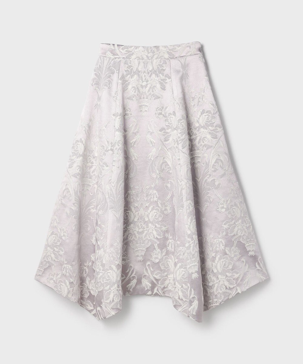 GRACE CONTINENTAL オーナメントジャガードハンカチヘムスカート 