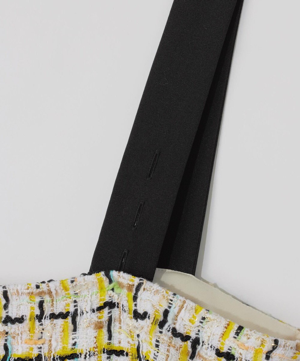 GRACE CONTINENTAL チュールヤーンツイードワンピース