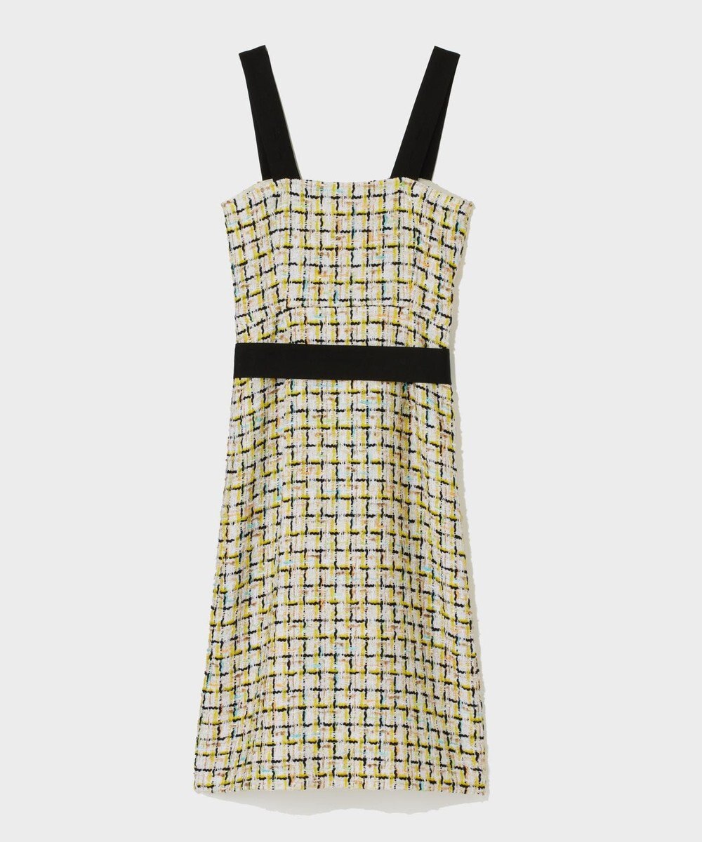 GRACE CONTINENTAL チュールヤーンツイードワンピース 