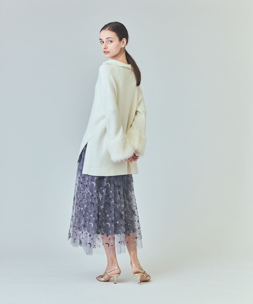 【30％OFFセール】0225143022,フェザースリーブニットトップ,Grace Class ,GRACE CONTINENTAL,グレースクラス,送料無料,インスタ,25SS フェザースリーブニットトップ / GRACE CONTINENTAL | GRACE
