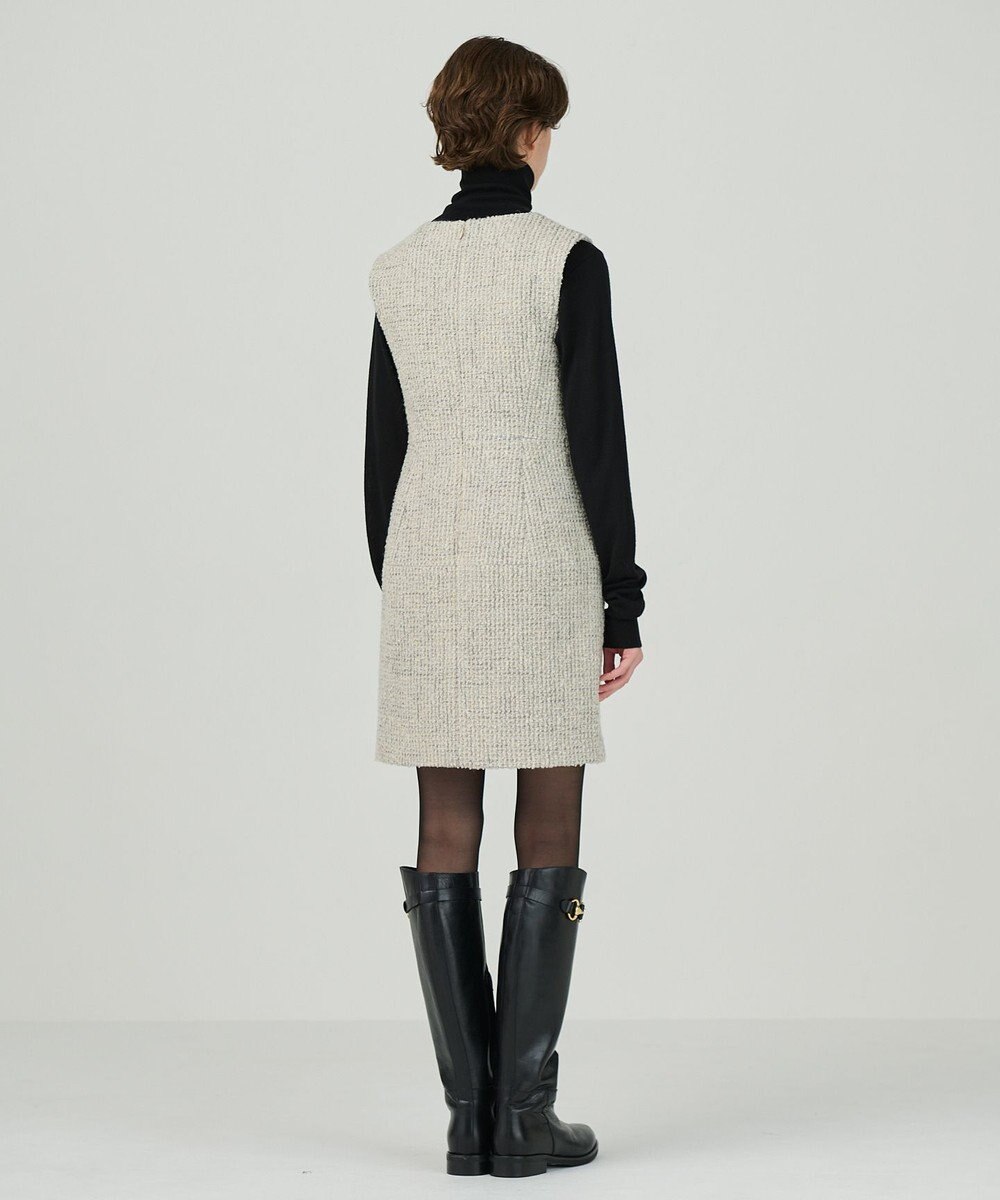 GRACE CONTINENTAL ラメループツイードジャンパースカート 