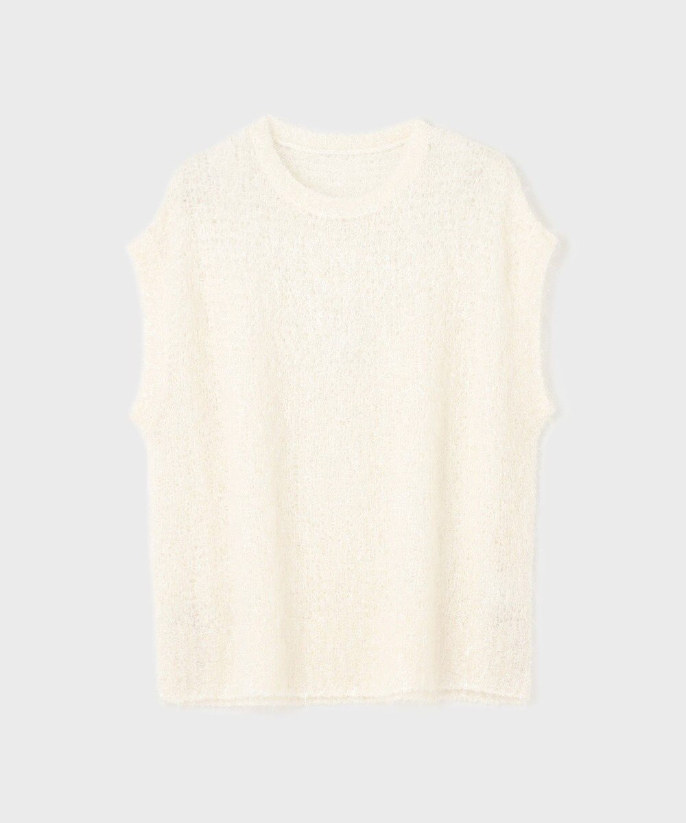 GRACE CONTINENTAL フィルムヤーンニットベスト 