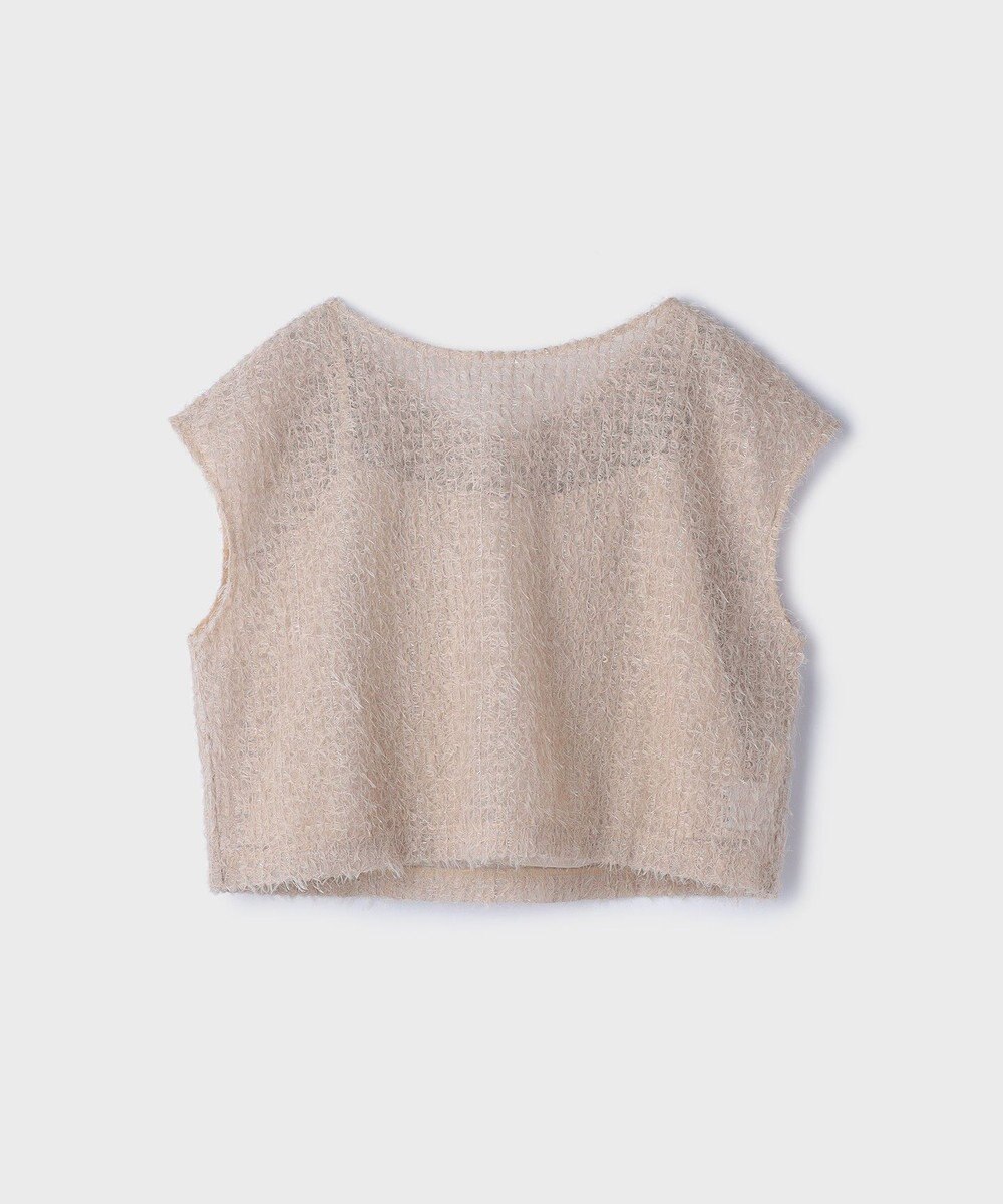 GRACE CONTINENTAL バックフレアチュールトップ 