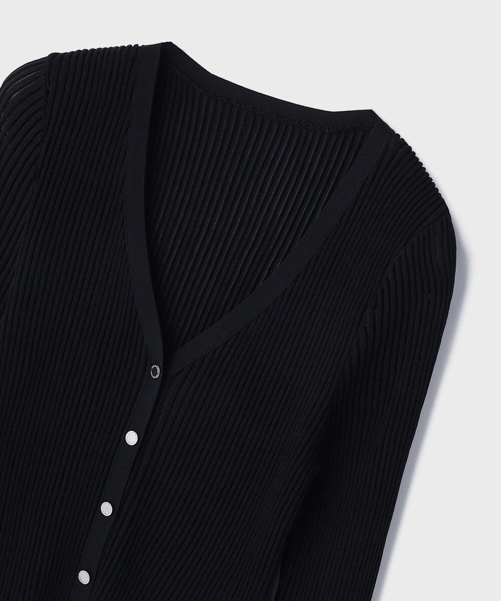 GRACE CONTINENTAL シアーフリルニットカーディガン 