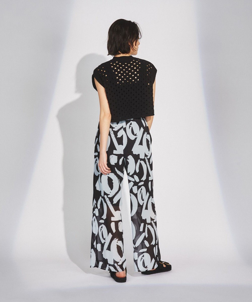 GRACE CONTINENTAL スラッシュニットトップ