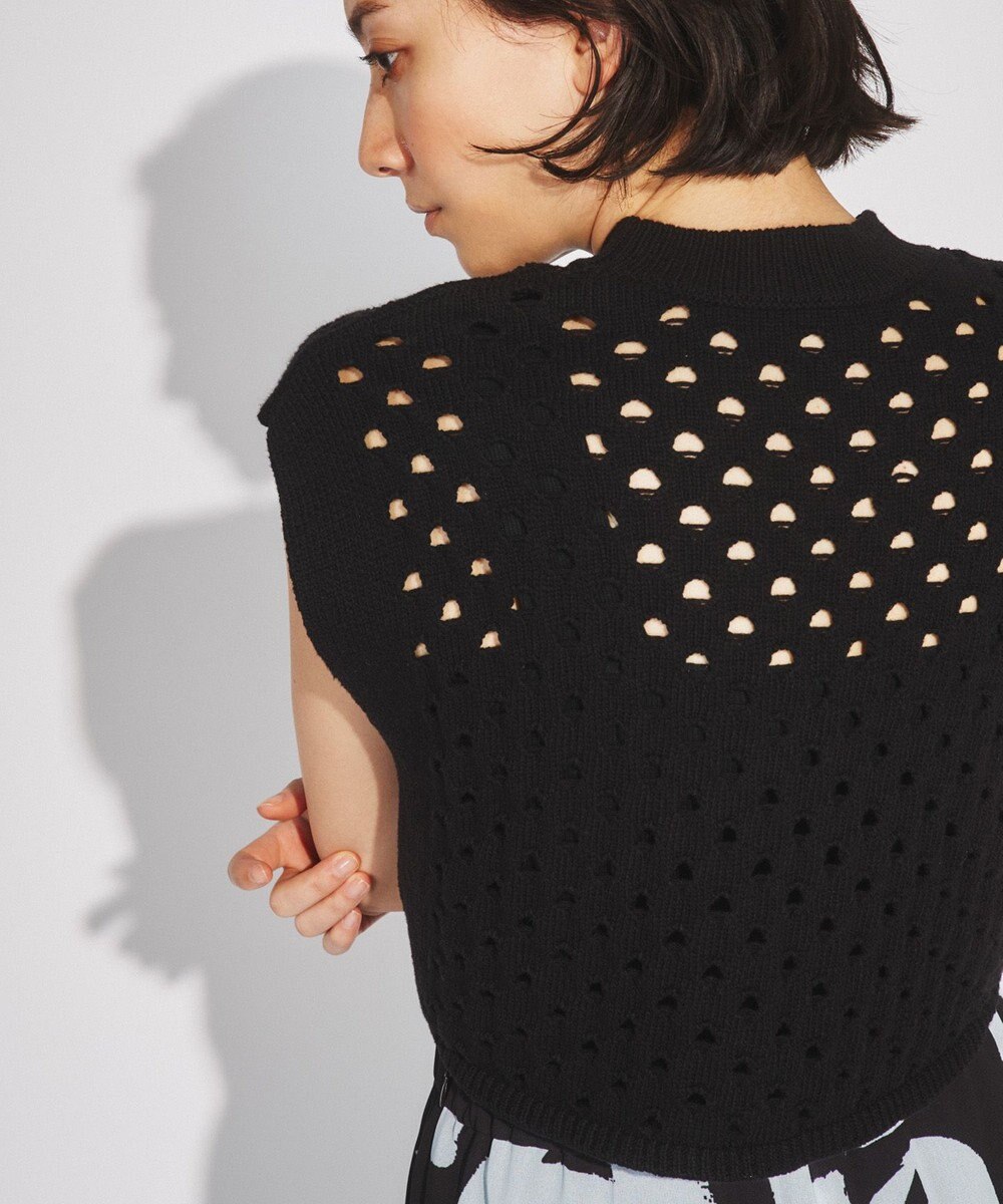 GRACE CONTINENTAL スラッシュニットトップ