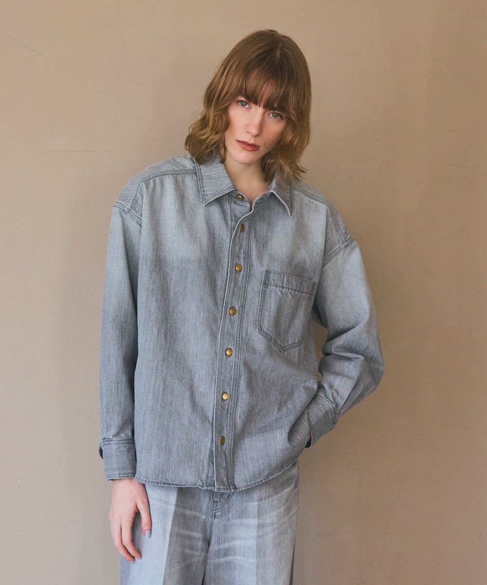 GRACE CONTINENTAL 10ozムラ糸デニムシャツ 