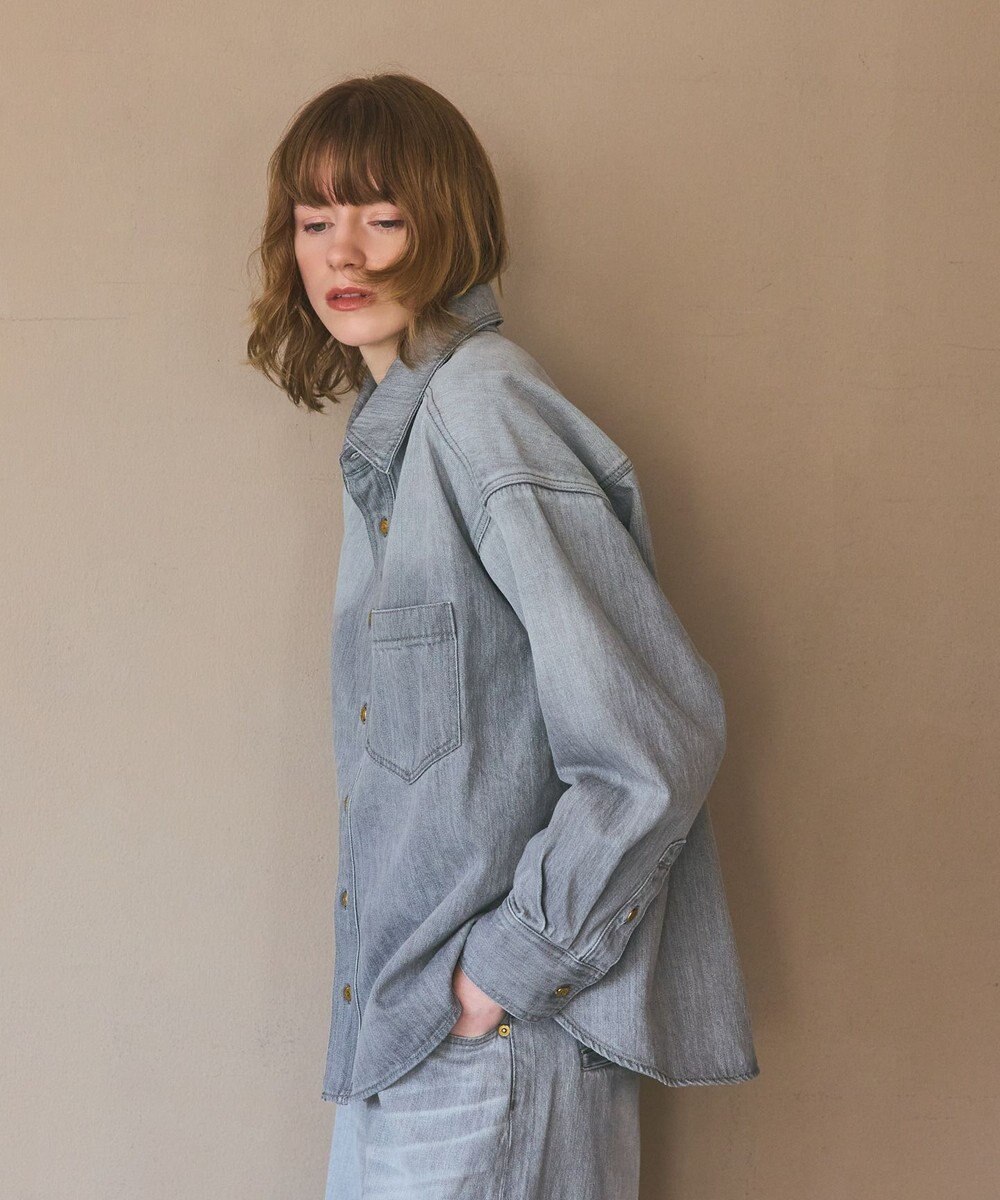 GRACE CONTINENTAL 10ozムラ糸デニムシャツ 