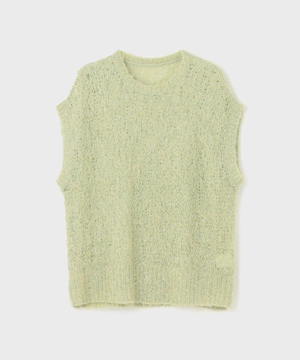 GRACE CONTINENTAL フィルムヤーンニットベスト